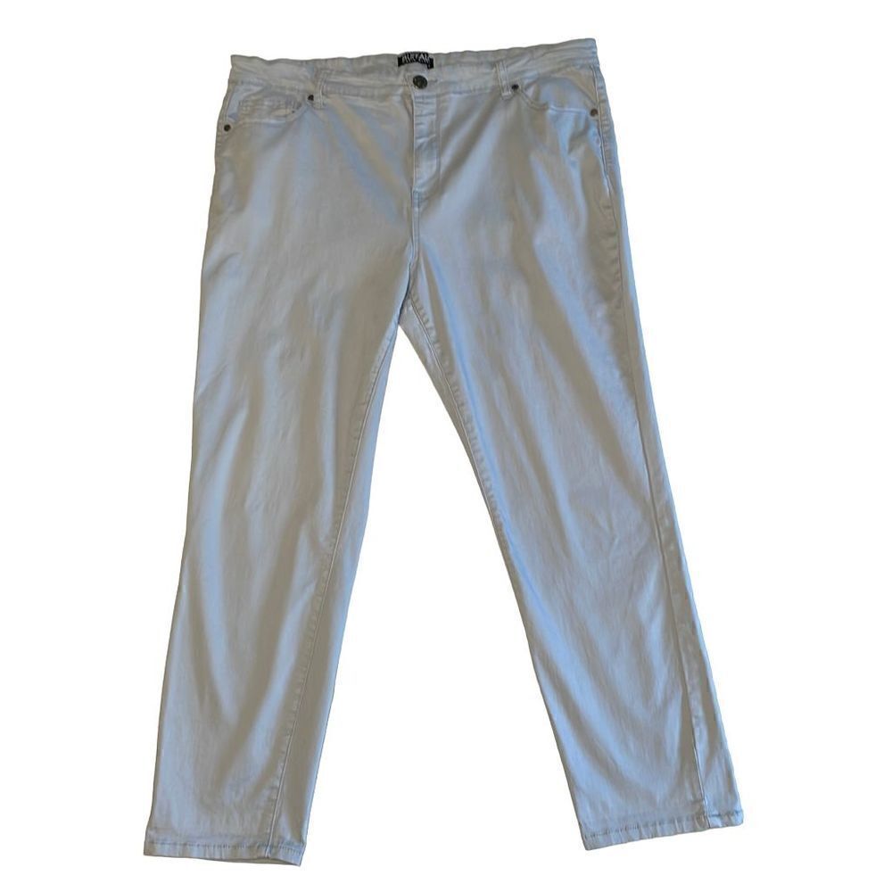 Buffalo David Bitton light blue Daily mid-rise stretch skinny ankle grazer 16/36